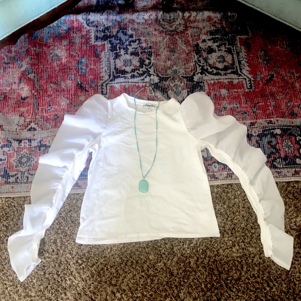 Puffed long Sleeve Express Shirt Size Small